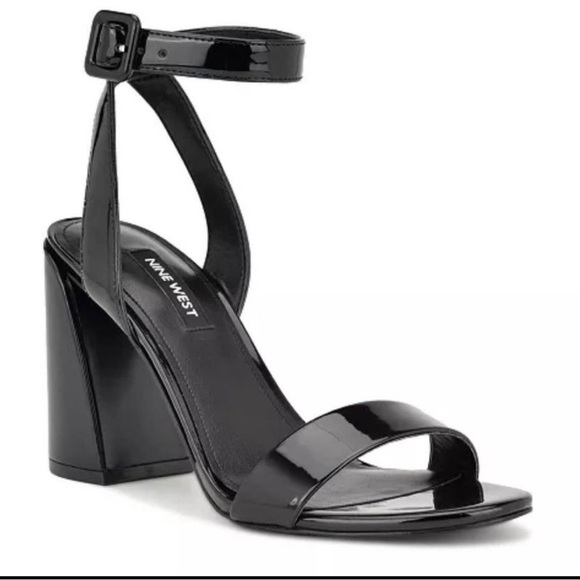 Nine West Women's Realy Almond Toe Block Heel Dress Sandals 7.5 - Picture 2 of 4